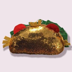Stuffed Toy Sequin Taco